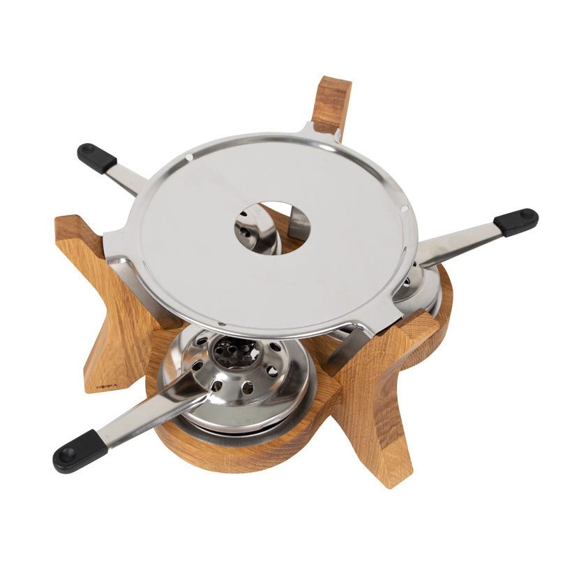 Fonduta al formaggio/cioccolato Mr. Big per 12 persone, set di 17 pezzi l 6,5/cm Ø33x30