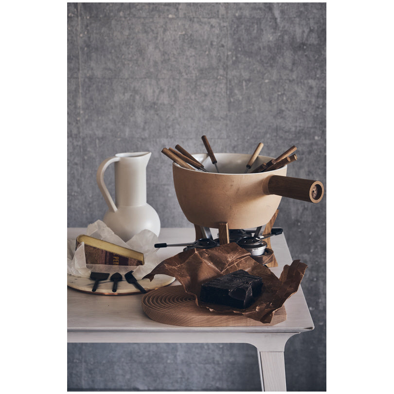 Fonduta al formaggio/cioccolato Mr. Big per 12 persone, set di 17 pezzi l 6,5/cm Ø33x30