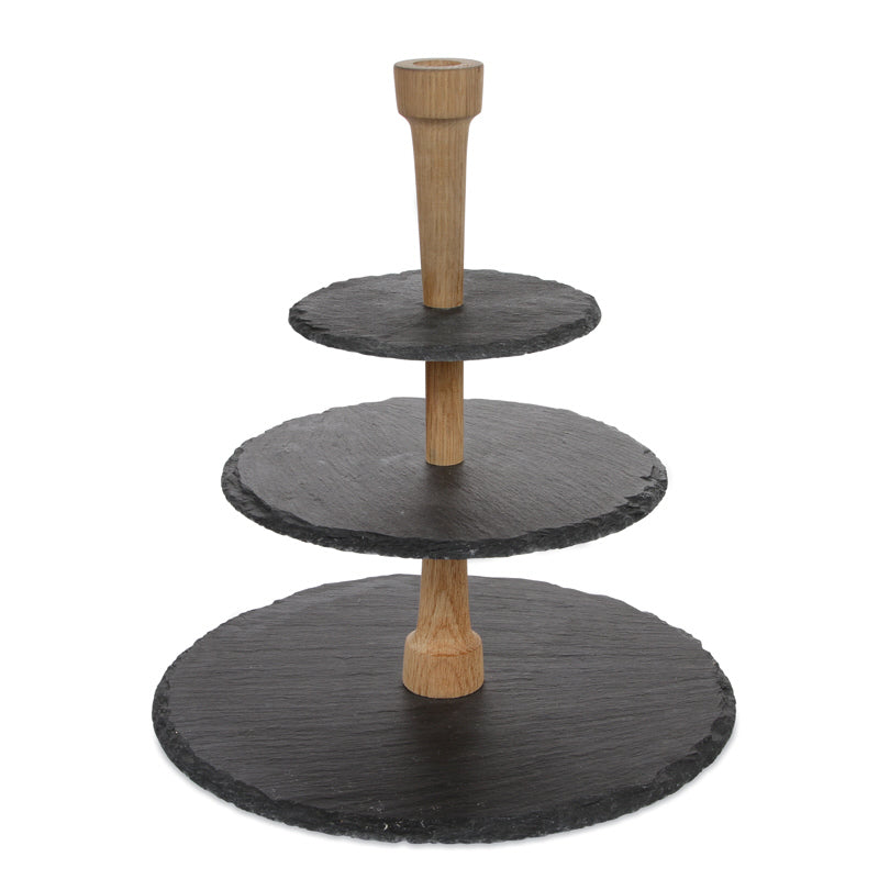 Etagere tonda a 3 piani Party Tower cm Ø30x33