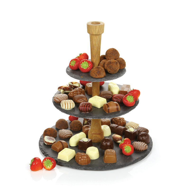 Etagere tonda a 3 piani Party Tower cm Ø30x33