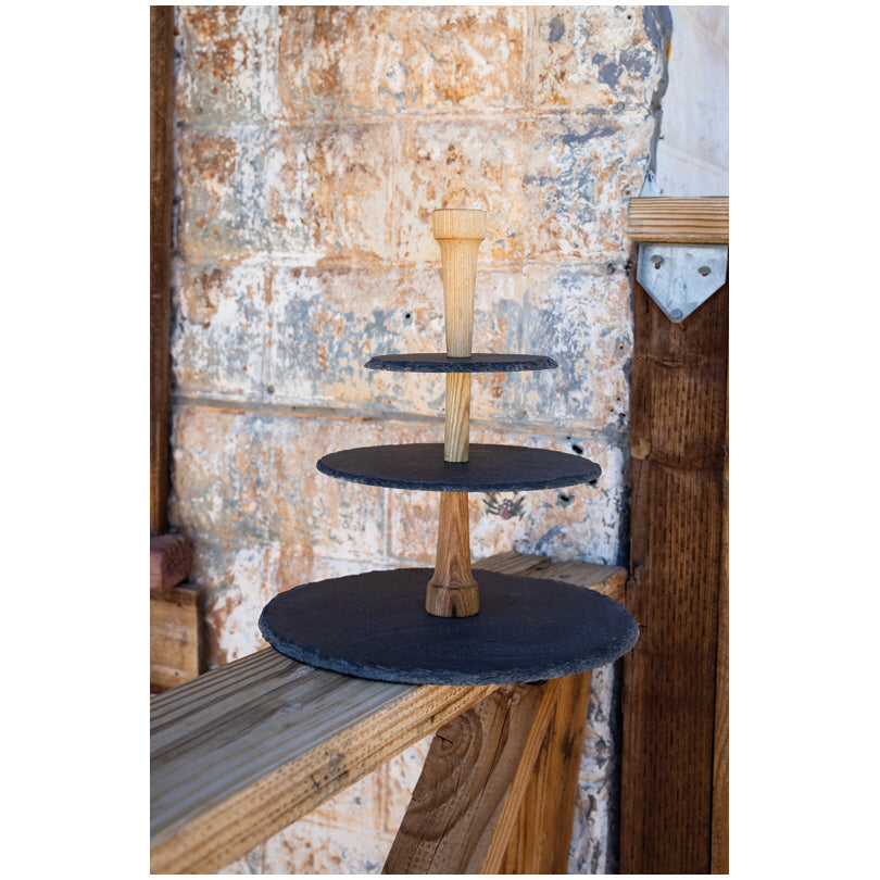 Etagere tonda a 3 piani Party Tower cm Ø30x33