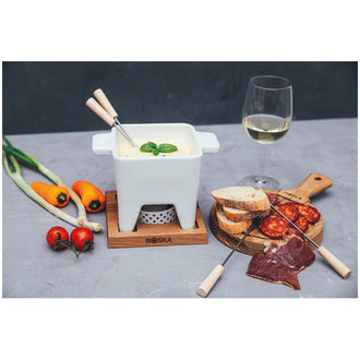 Set per fonduta al formaggio "Tapas L", 6 pezzi l 0,6/cm 17,5x13,5x1