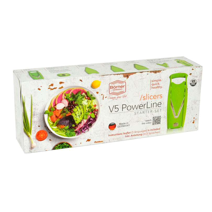 Affettaverdura "V5 Power Line", Kit 5 pezzi cm 38x15