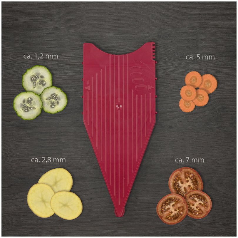 Affettaverdura "V5 Power Line", Kit 5 pezzi cm 38x15