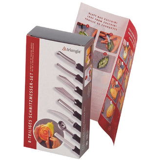 Set 8 coltellini per intagliare