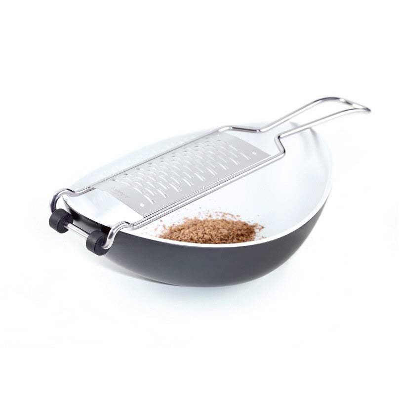 Reibe 2-Wege mit 2-in-1 Fänger und Klingenschutz cm 33x7x2