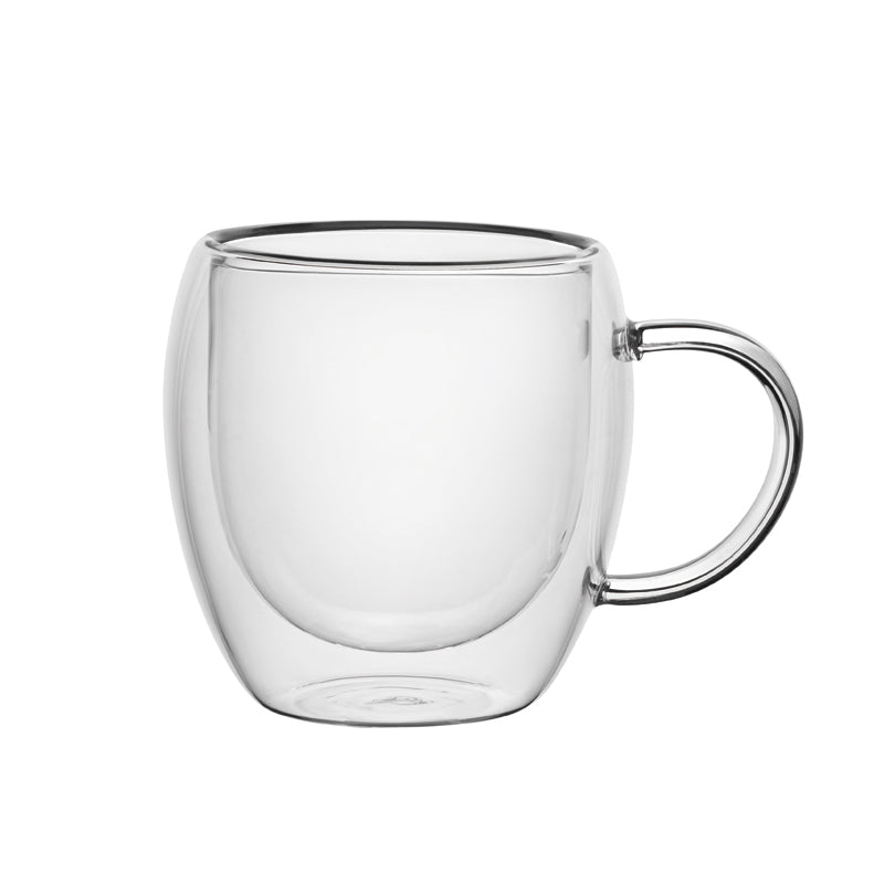 Bicchiere tè a doppia parete con manico "Assam" ml 150/cm Ø8x7,8