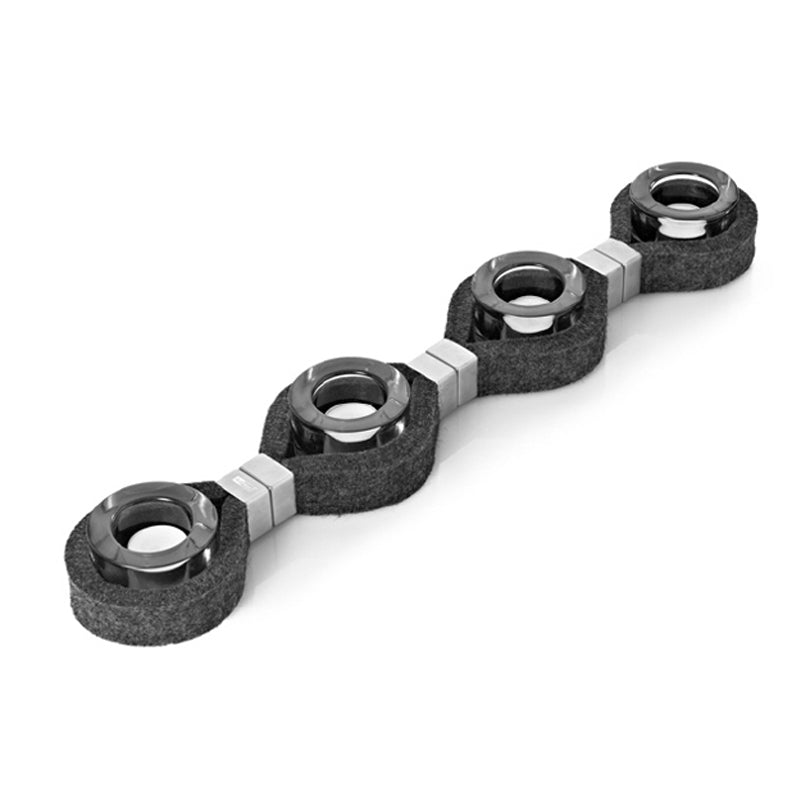 Portalumino "Filo" per 4 lumini cm 12x60