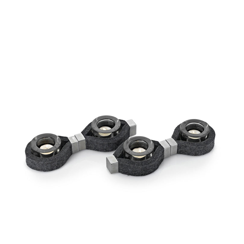 Portalumino "Filo" per 4 lumini cm 12x60