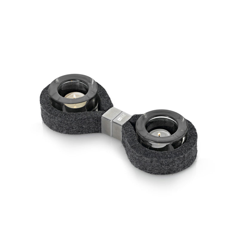 Portalumino "Filo" per 4 lumini cm 12x60