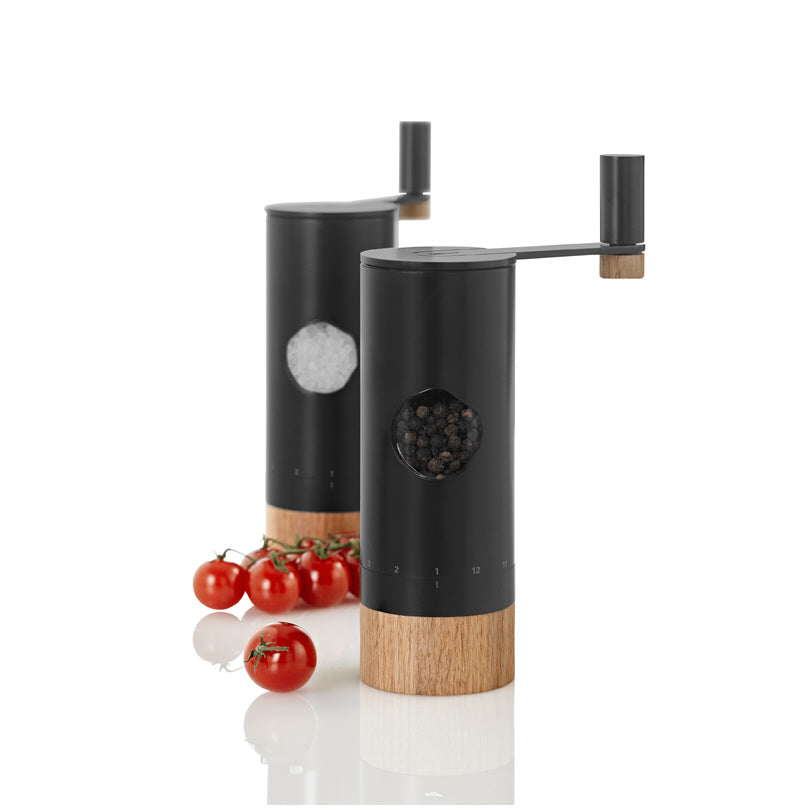 Macina a manovella "PowerMill", per pepe o sale cm Ø6x20