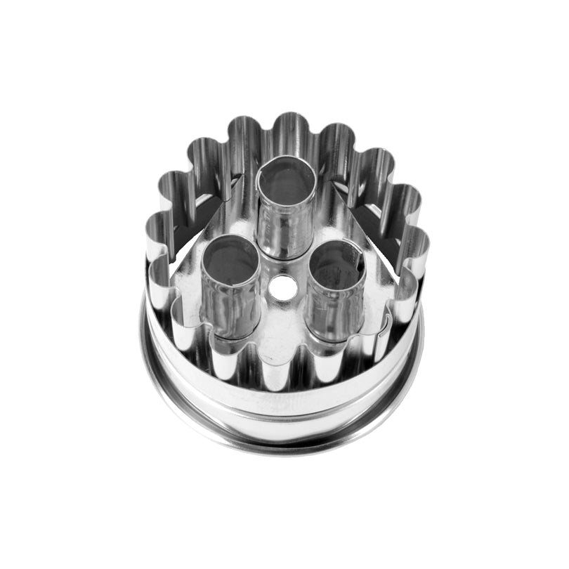 Stampino Linzer ondulato con 3 buchi cm Ø4,8