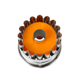 Stampino con espulsore, ondulato con anello cm Ø 4,8