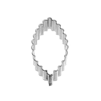 Stampino ovale, ondulato cm 5,5x3