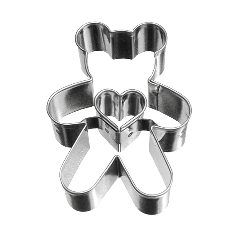 Stampino Teddy con cuore cm 5,2X3,7