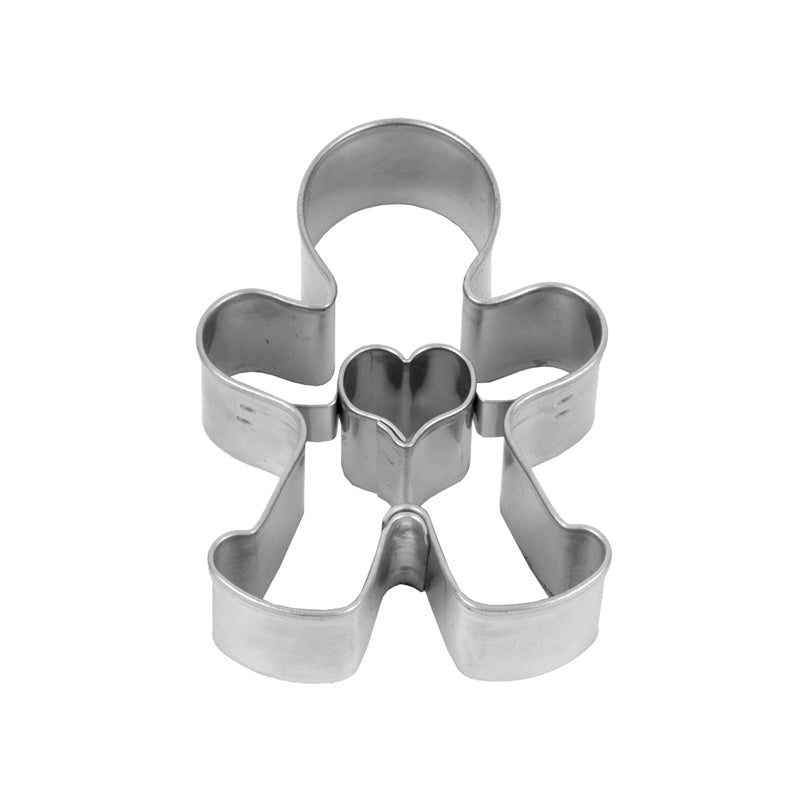 Stampino Gingerman/Omino panpepato con cuore cm 5x3,8