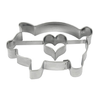 Stampino Maiale con cuore cm 6,5x4