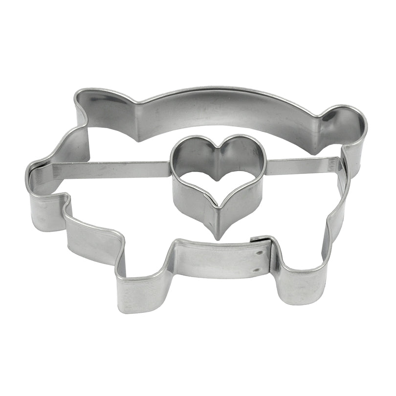 Stampino Maiale con cuore cm 6,5x4