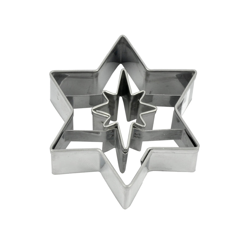 Stampino Stella con fiocco neve cm Ø4,7