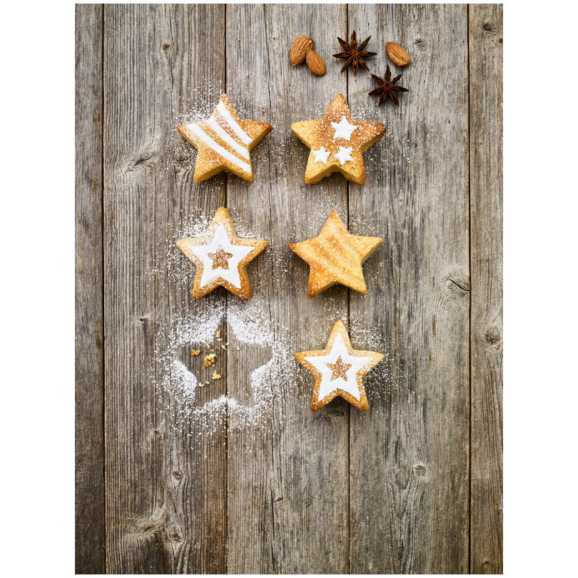 Stampo per dolci/tortine "Mini-Cakes Stars" con 6 cavità cm Ø7