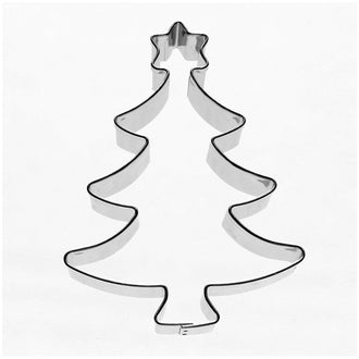 Stampino Albero natale con stella cm 7,5x5,5