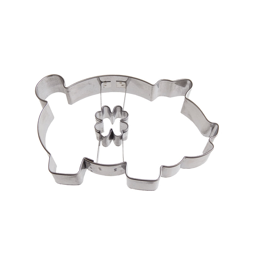 Stampino Maiale con quadrifoglio L cm 10,5x6