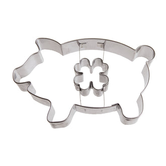 Stampino Maiale con quadrifoglio XL cm 12x7,5