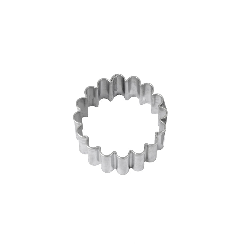 Stampino/Base tondo, ondulato cm Ø3,7