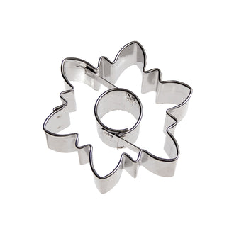 Stampino Stella alpina con buco cm Ø4,5