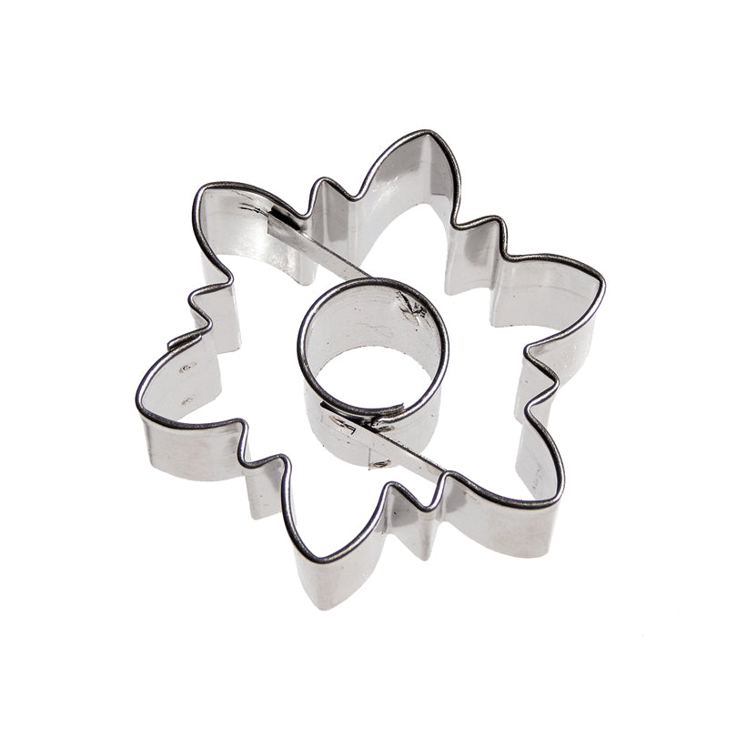 Stampino Stella alpina con buco cm Ø4,5