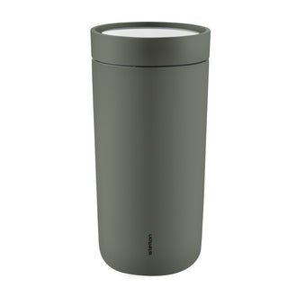 Mug termico a doppia parete in acciaio "To Go Click" l 0,4/cm Ø8,3x17