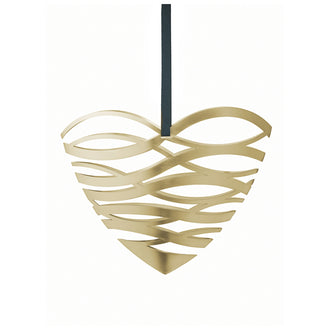 Ornamento cuore per porta da appendere grande "Tangle" cm 23,5x10x19