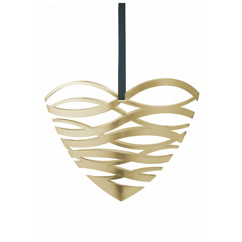 Ornamento cuore per porta da appendere grande "Tangle" cm 23,5x10x19