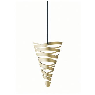 Ornamento cono da appendere piccolo "Tangle" cm 8,5x4x13,5