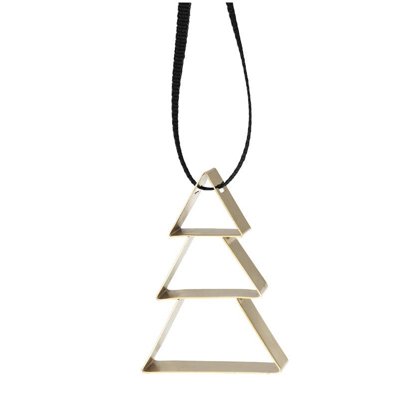 Ornamento albero di Natale da appendere piccolo "Figura" cm 4x1,3x6