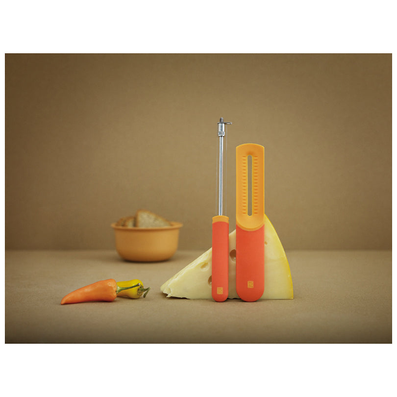 Set coltelli per formaggio 2 pezzi Cm 22,5x2/cm 19x3,5