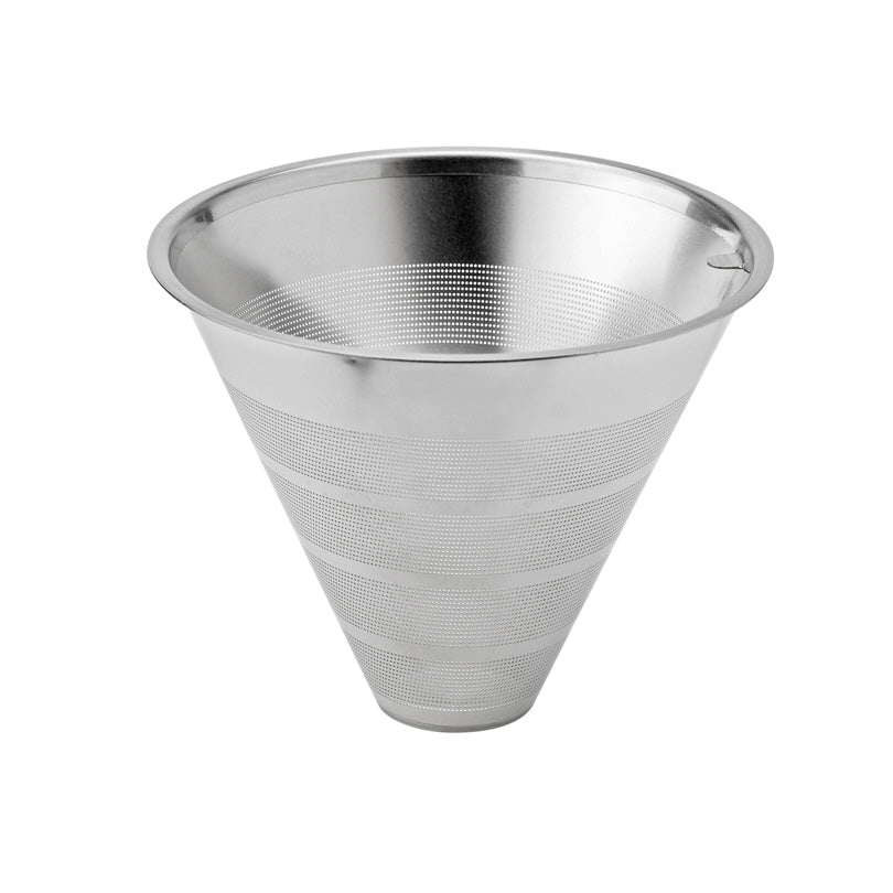 Imbuto Pour-Over con filtro caffè "Slow" e supporto/coperchio cm Ø11,2x11,6