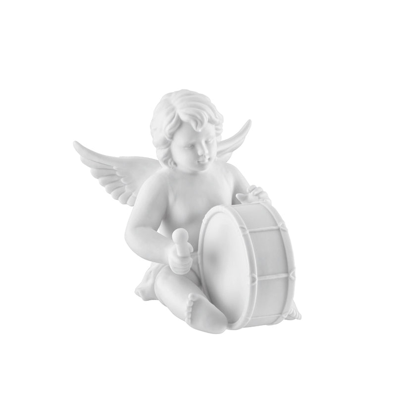 Angelo con tamburo Cm 9x11,5x11