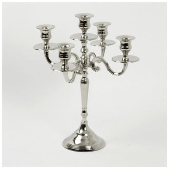 PORTACANDELA X5 NICHEL.CM28X32