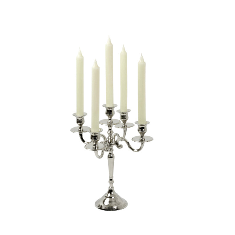 PORTACANDELA X5 NICHEL.CM28X32