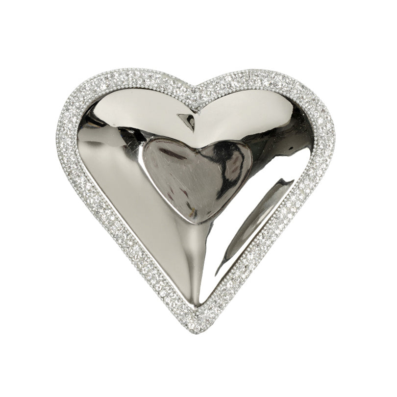 COPPA CUORE C.CRISTALLI NICHEL. CM18,5X18,5