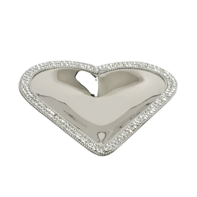 COPPA CUORE C.CRISTALLI NICHEL. CM18,5X18,5