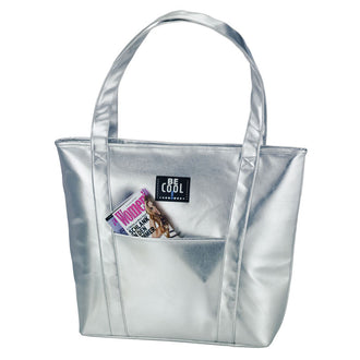 Borsa termica BE Cool Silver "Shopper", large l 22,5/cm 52x13x39