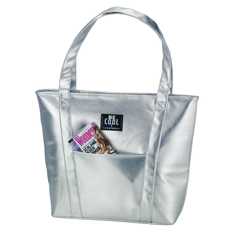 Borsa termica BE Cool Silver "Shopper", large l 22,5/cm 52x13x39