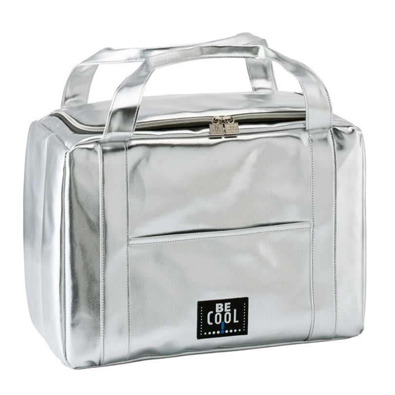 Borsa termica BE CooL Silver "City", medium l 13,5/cm 30x19x24