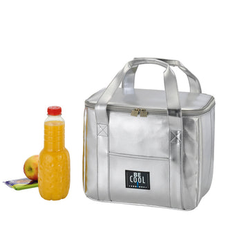 Borsa termica BE CooL Silver "City", small l 10/cm 27x18x21
