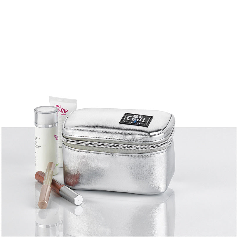 Borsa cosmetici/medicinali BE CooL Silver, small l 0,5/cm 14x8x8