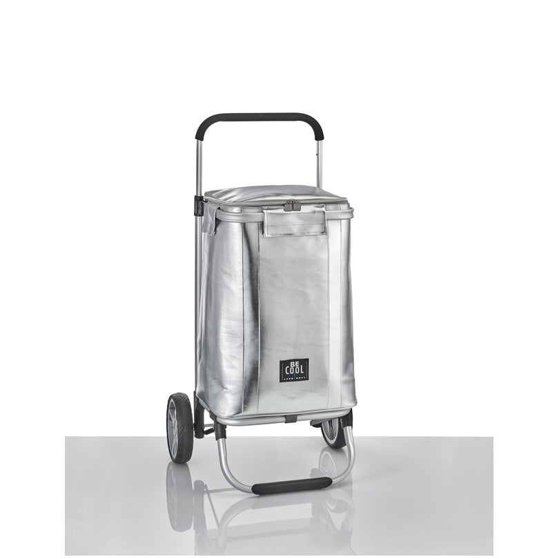 Trolley con borsa termica rimovibile BE CooL Silver, large l 36/cm 30x25x48/98