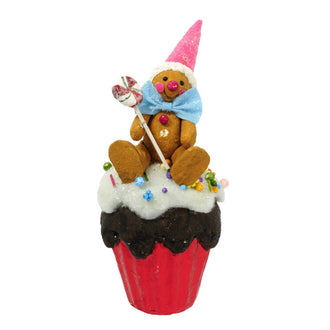 MUFFIN C.CLOWN ROSSO RESINA/COTONE CM 12X27