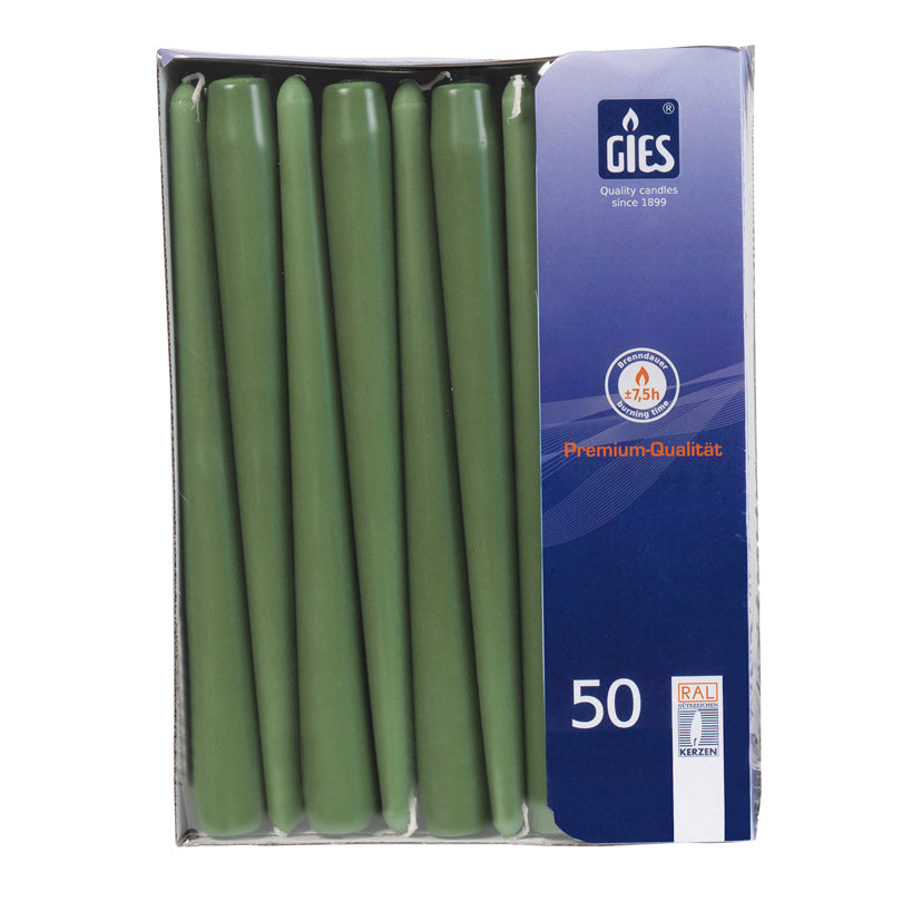 Candela conica in confezione da 50 pezzi cm Ø2,2x24,5